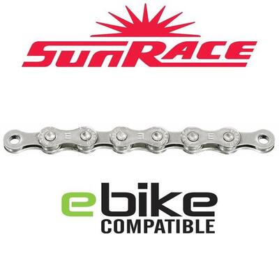 Sunrace e-bike ketting - 12 versnellingen - zilver - 138l