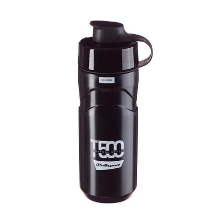 Bidon cycliste Isothermal T500 500Ml avec capuchon protecteur Noir