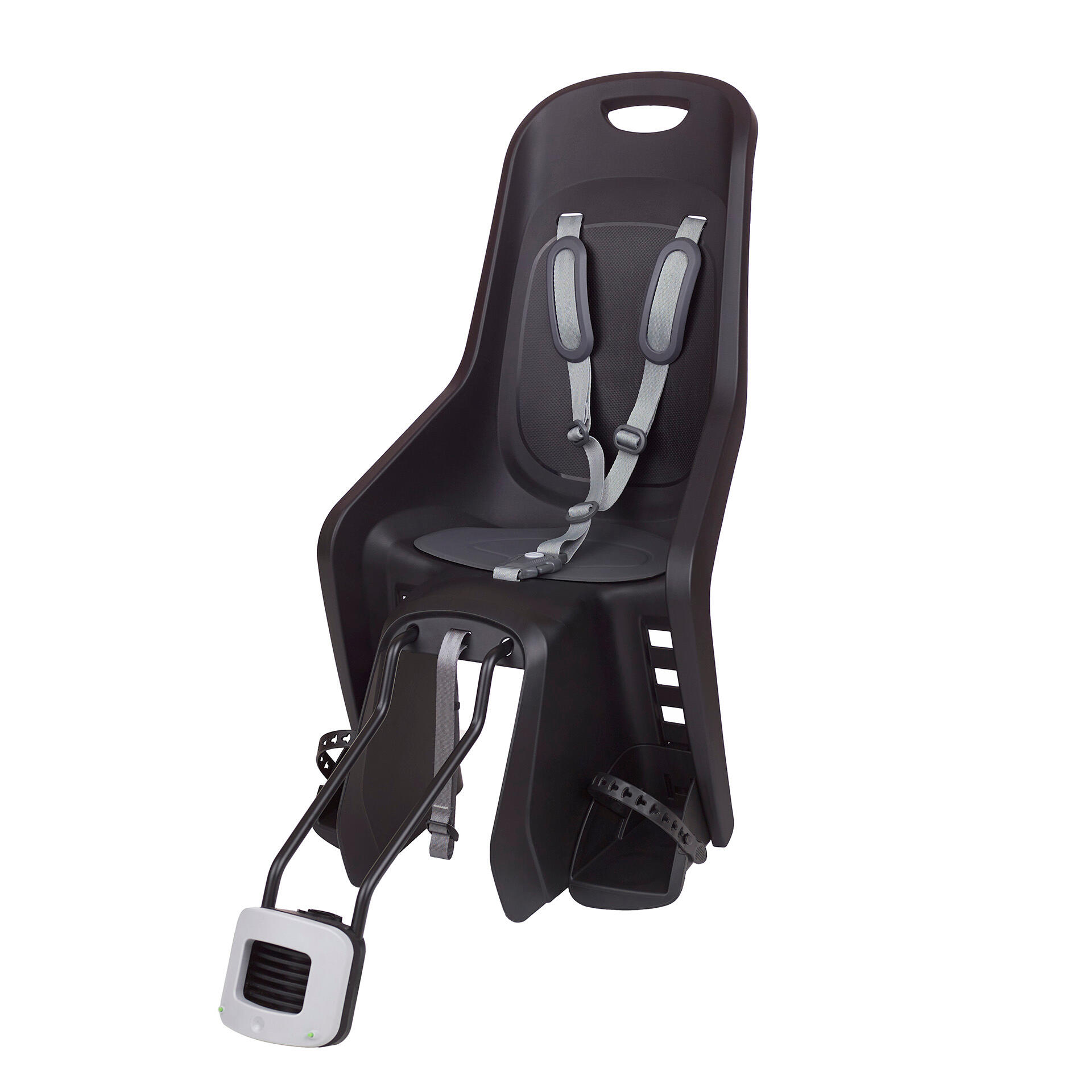 POLISPORT Seggiolino Posteriore Bambini Bicicletta Al Telaio Piccolo/29er Bubbly Nero
