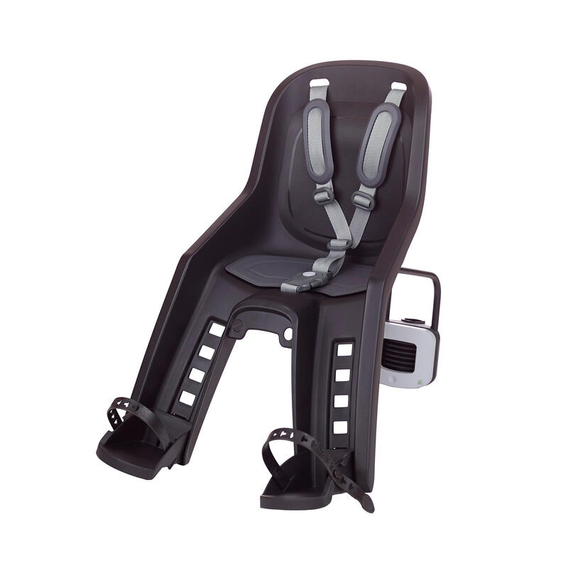 Siège Jeune Enfant Vélo Frontale Sur Cadre Bubbly Mini Plus Noir / Gris Foncé
