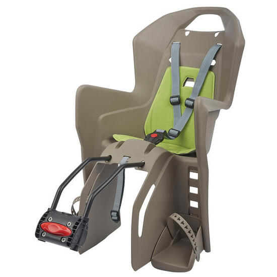 Siège Enfant Vélo Arrière Sur Cadre Koolah Brun / Vert