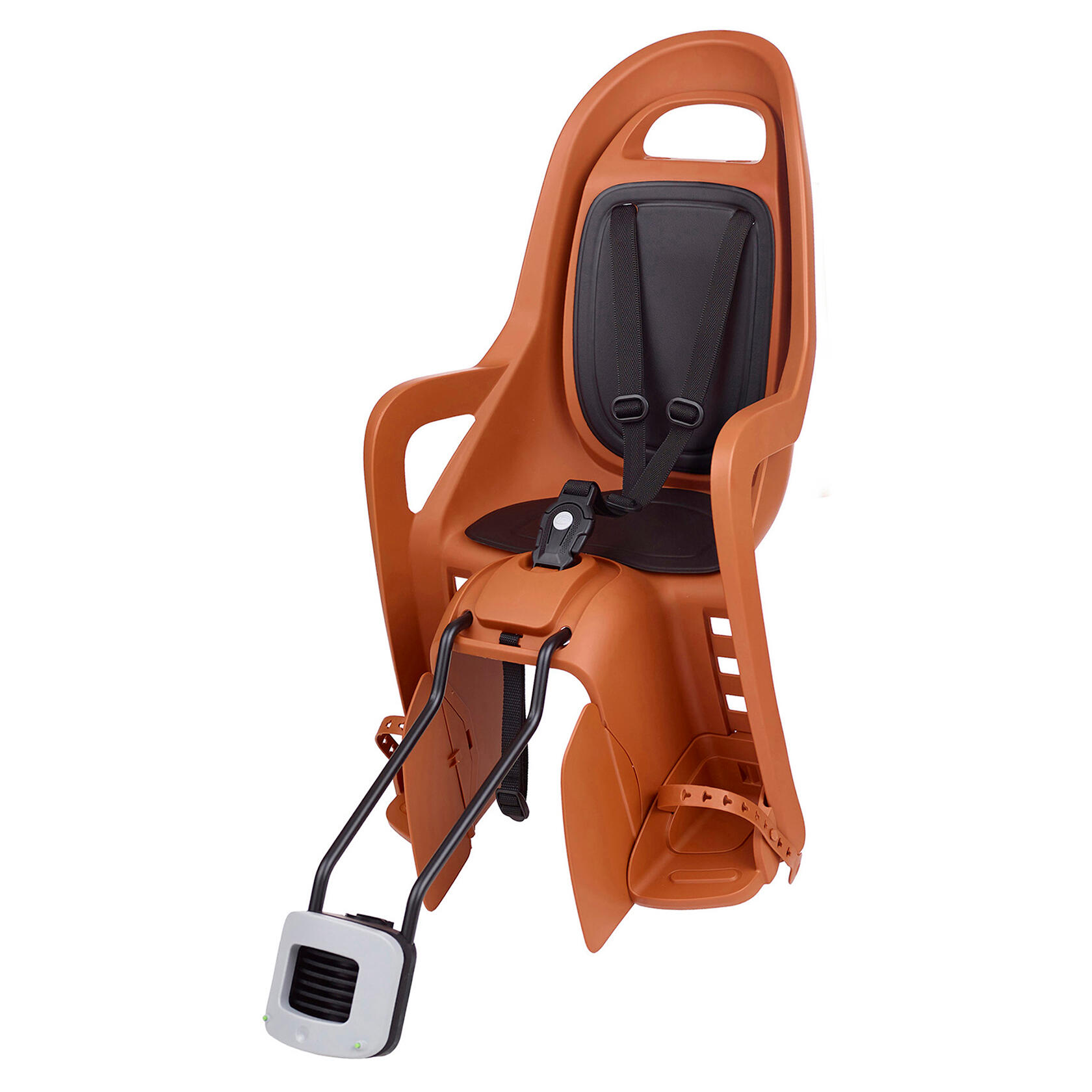 POLISPORT Seggiolino Posteriore Bambini Bicicletta Al Telaio Piccolo/29er Groovy Caramello