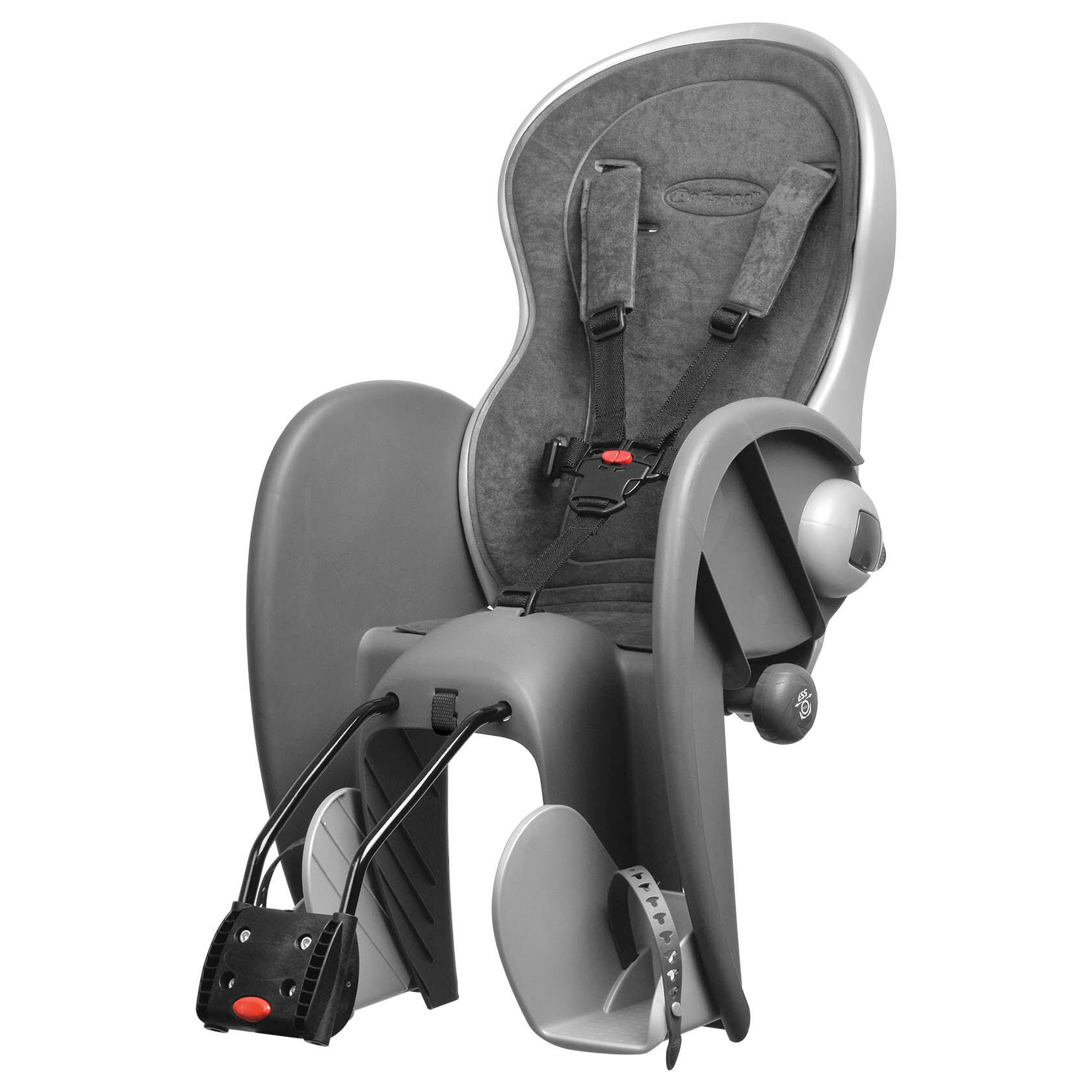 POLISPORT MOVE Kinderzitje Achter Wallaby-Evo Deluxe - Met Framemontage (Ff)