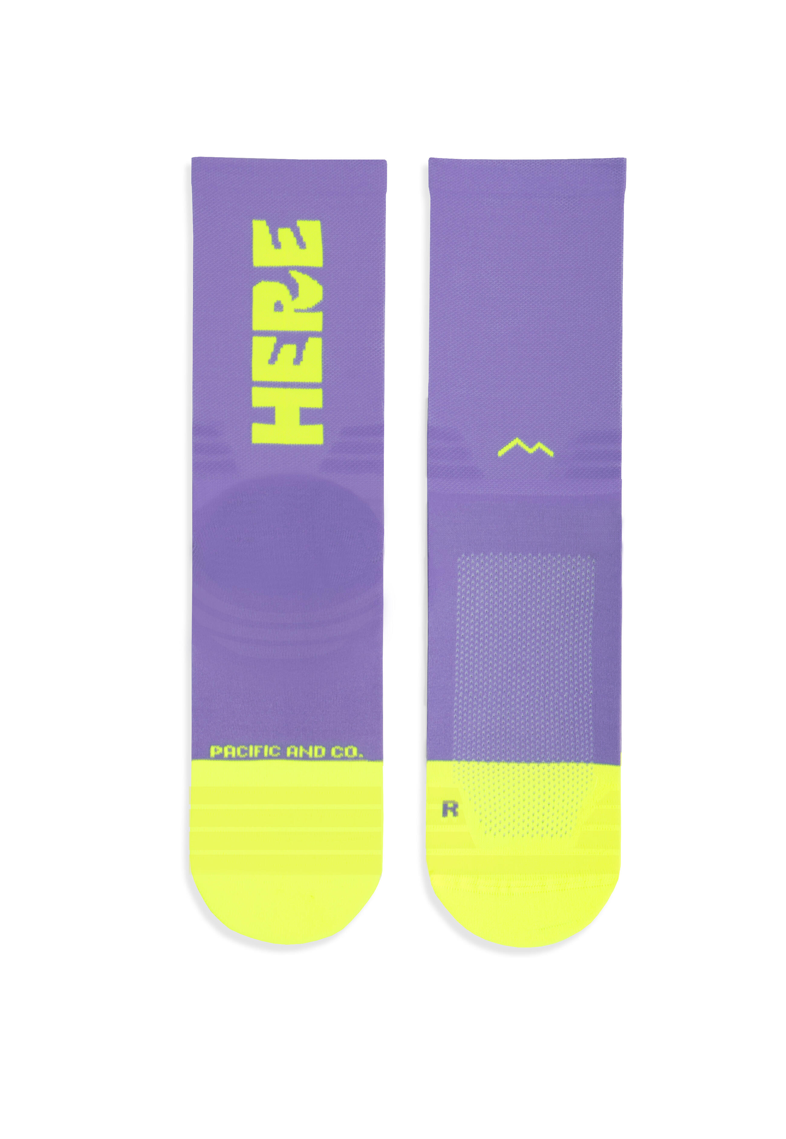 Chaussettes Unisexe - Pacific Here Now  - Lavender 3/4