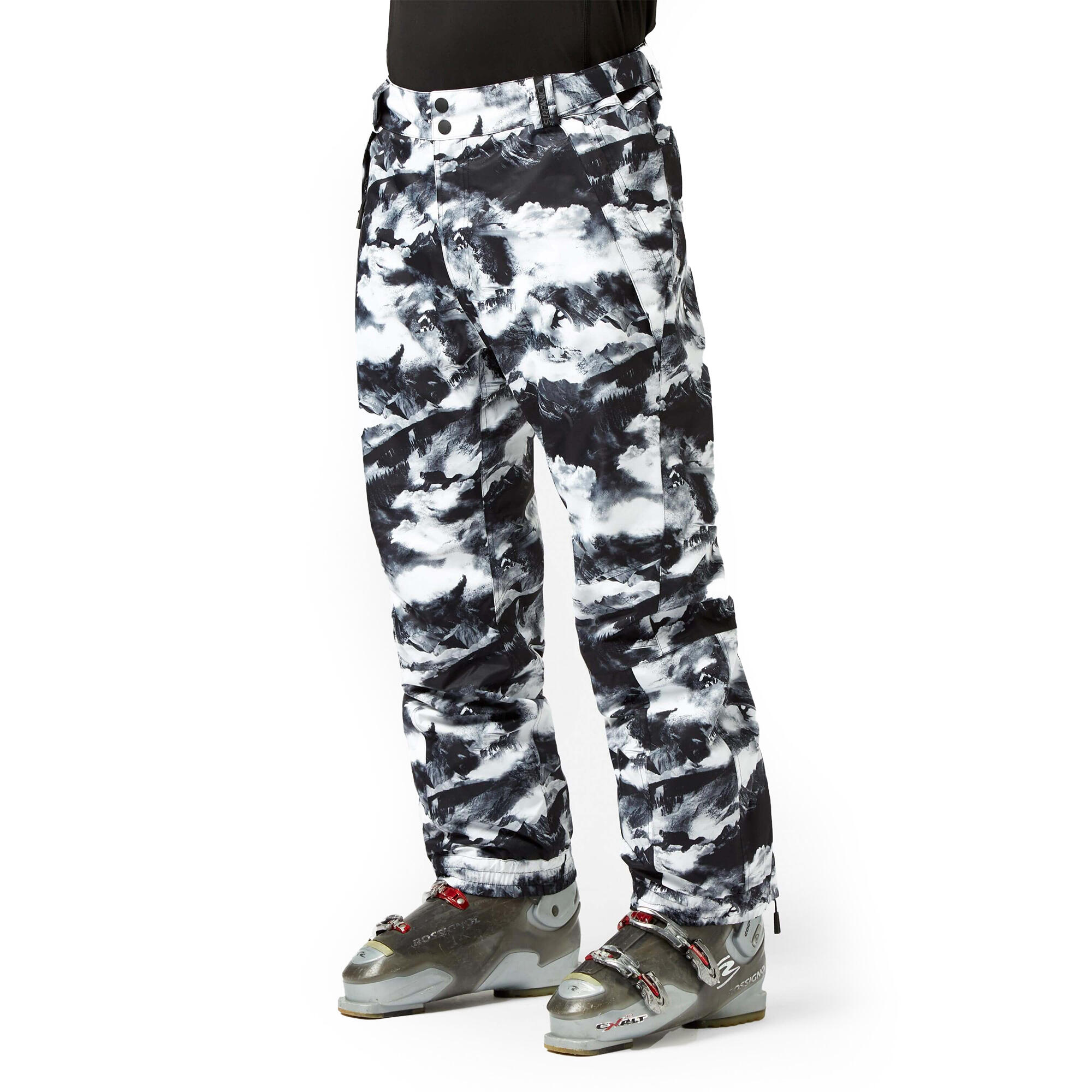 Scortch Hypadri Ski Pant White Out Print 1/2