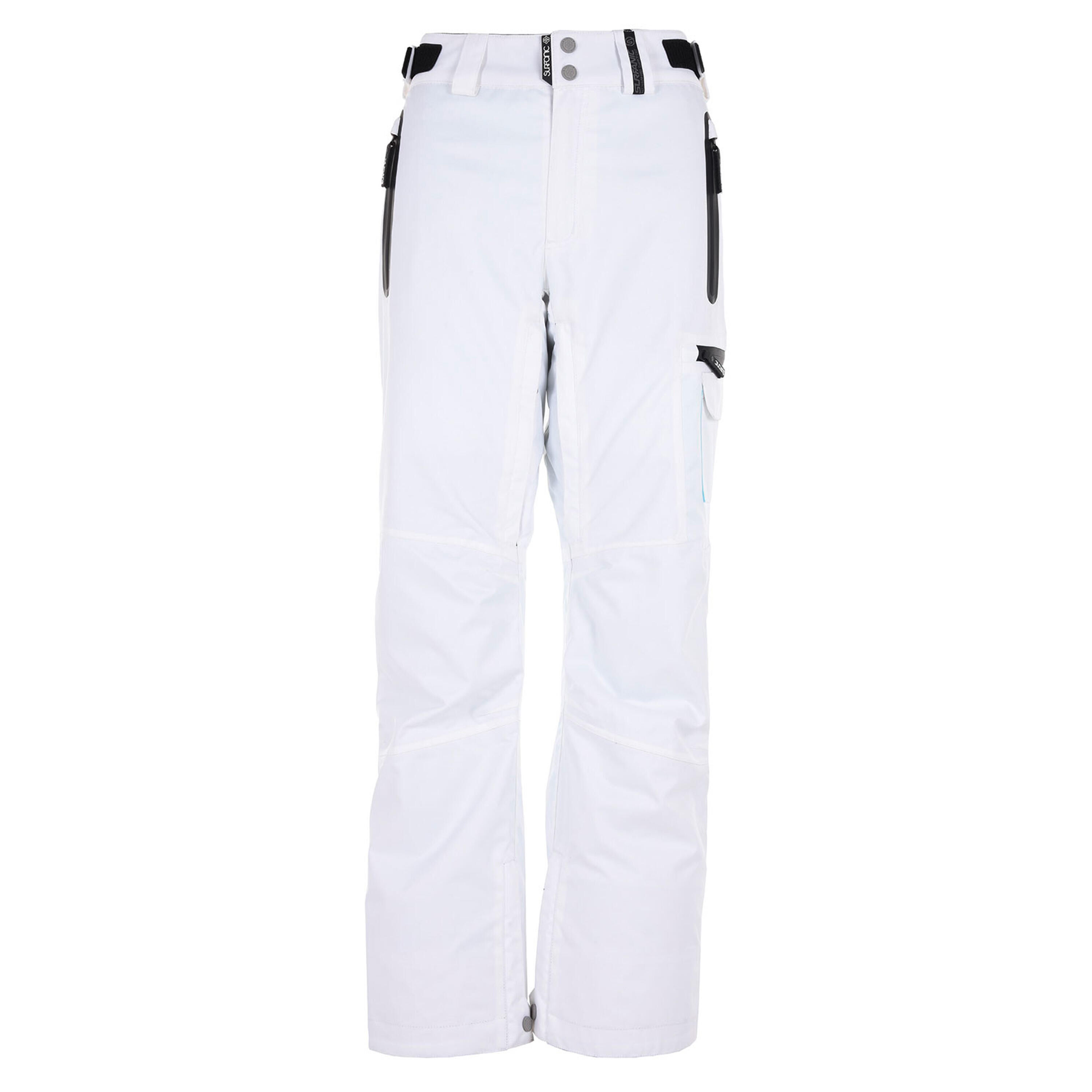 SURFANIC Shine Surftex Ski Pant White