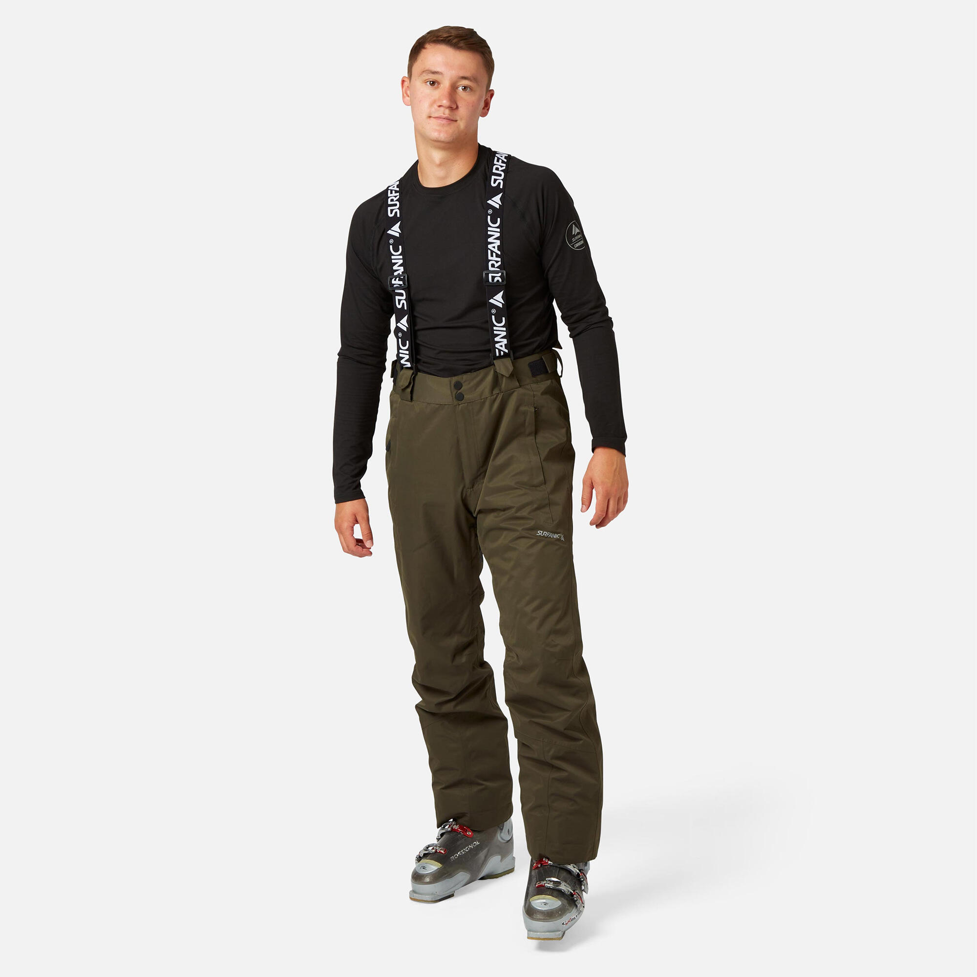 Comrade Surftex Ski Pant Dark Khaki 2/6