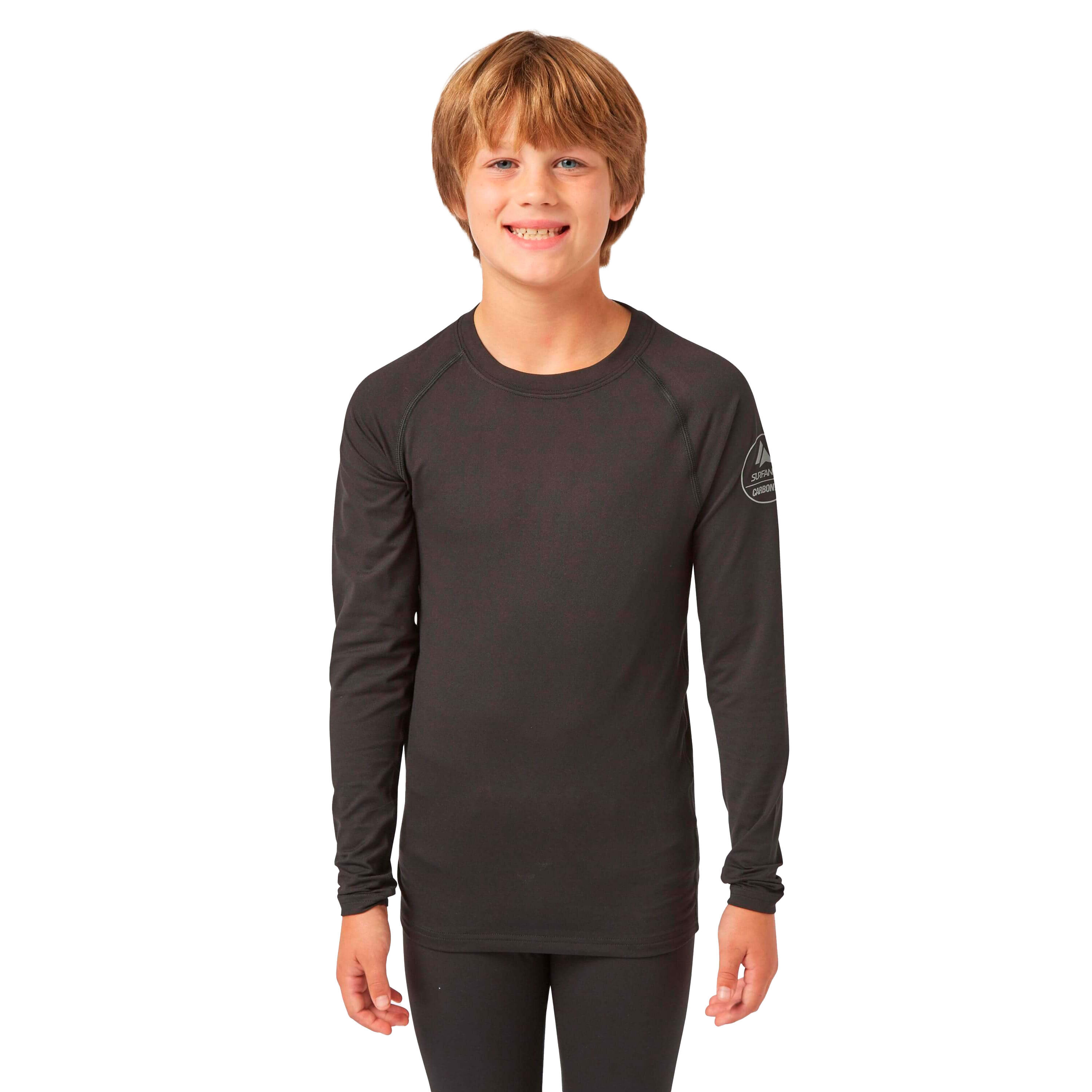 SURFANIC Bodyfit Crewneck Black