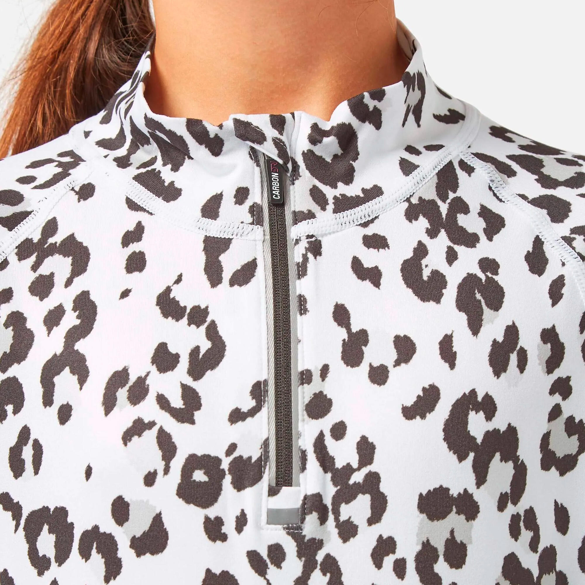 Cozy Limited Edition Zip Neck Snow Leopard 4/4