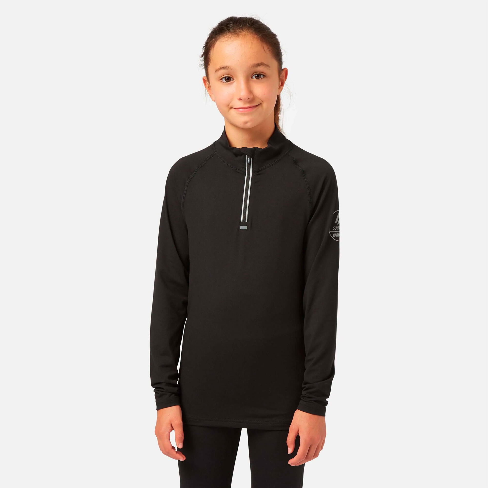 Cozy Zip Neck Black 4/5