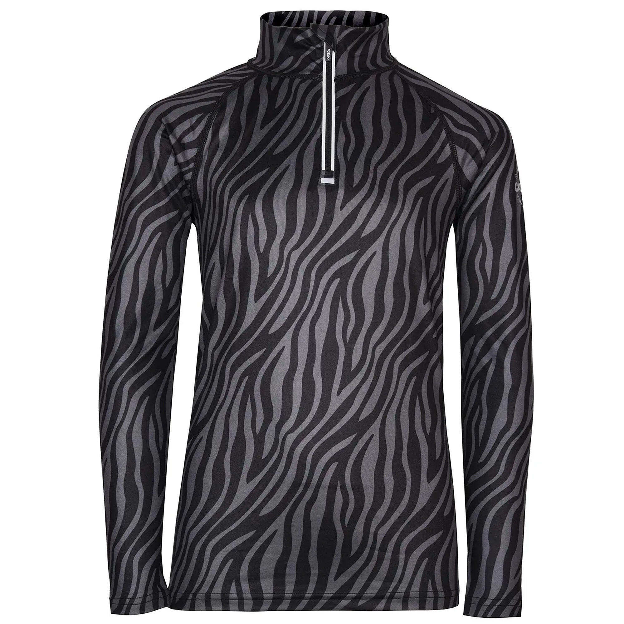 SURFANIC Cozy Limited Edition Zip Neck Black Zebra