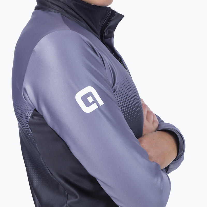 Veste Manches Longues Femme Alé Gradient Gris/Noir
