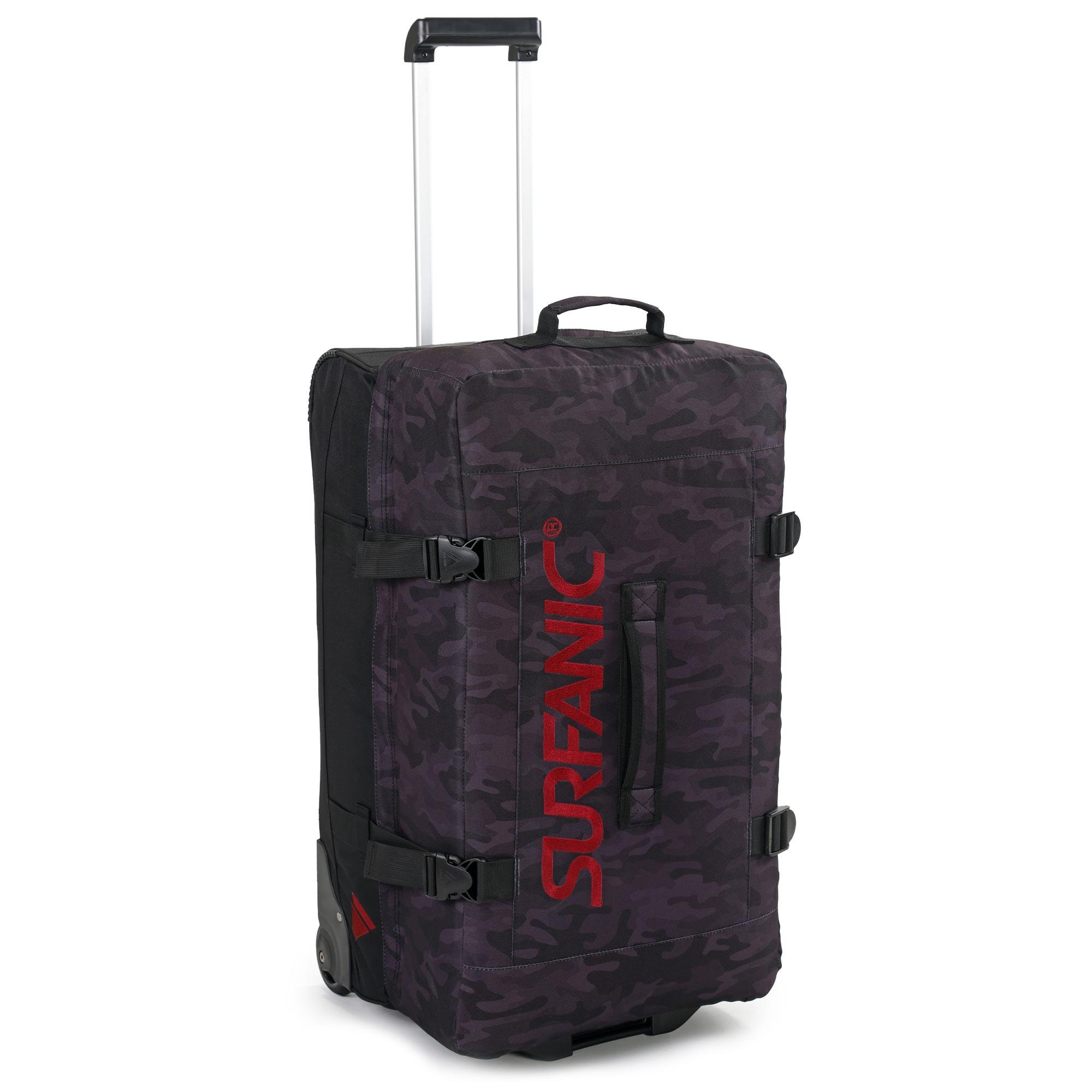 Maxim 2.0 100L Roller Bag black camo SURFANIC Decathlon