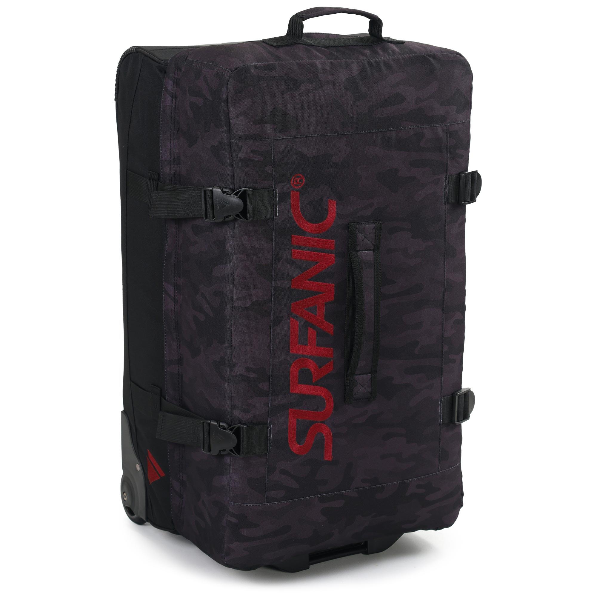 Maxim 2.0 100L Roller Bag black camo SURFANIC Decathlon