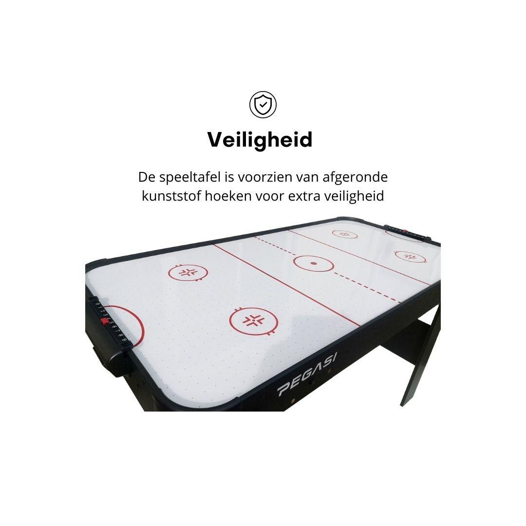 Pegasi Airhockey Tisch Blizzard 5ft zusammenklappbar 6/6