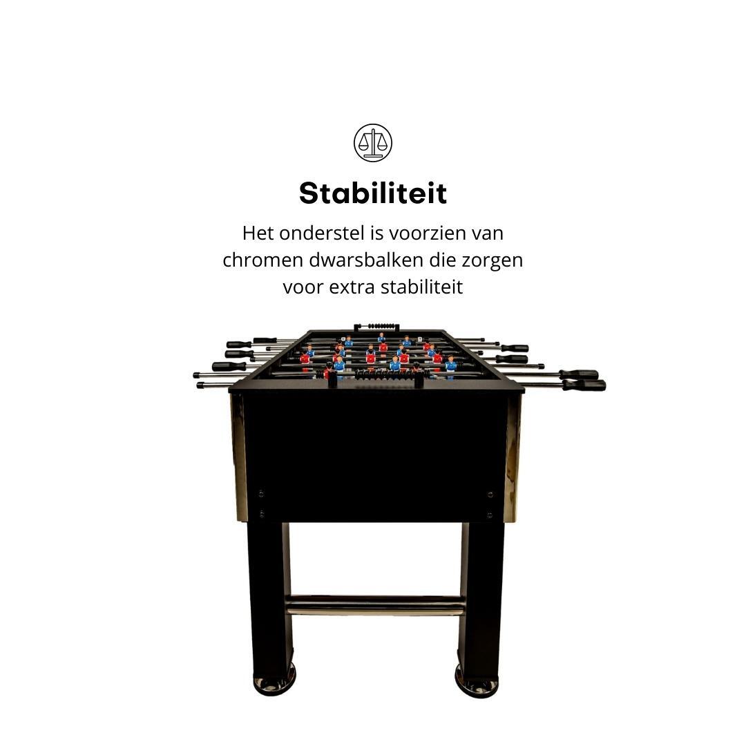 Kickertisch Pegasi | Elite Black 6/6