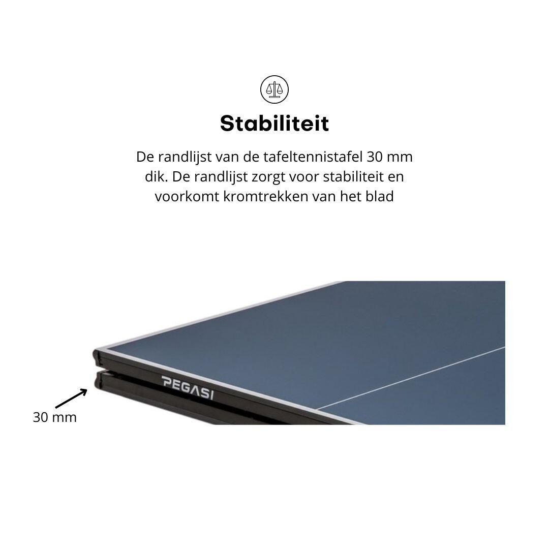 Tafeltennistafel 75% Midi Pegasi Blue Indoor 5/6