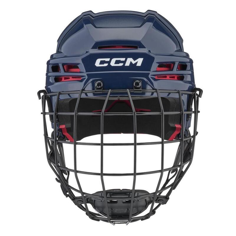 Eishockey-Helm Navy Junioren CCM 70 Combo