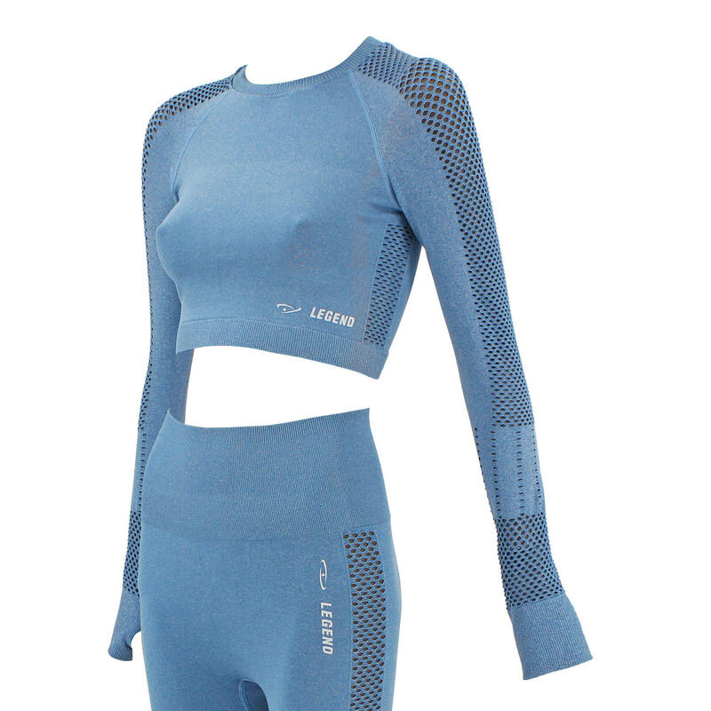 Sport-Top Femme Bleu