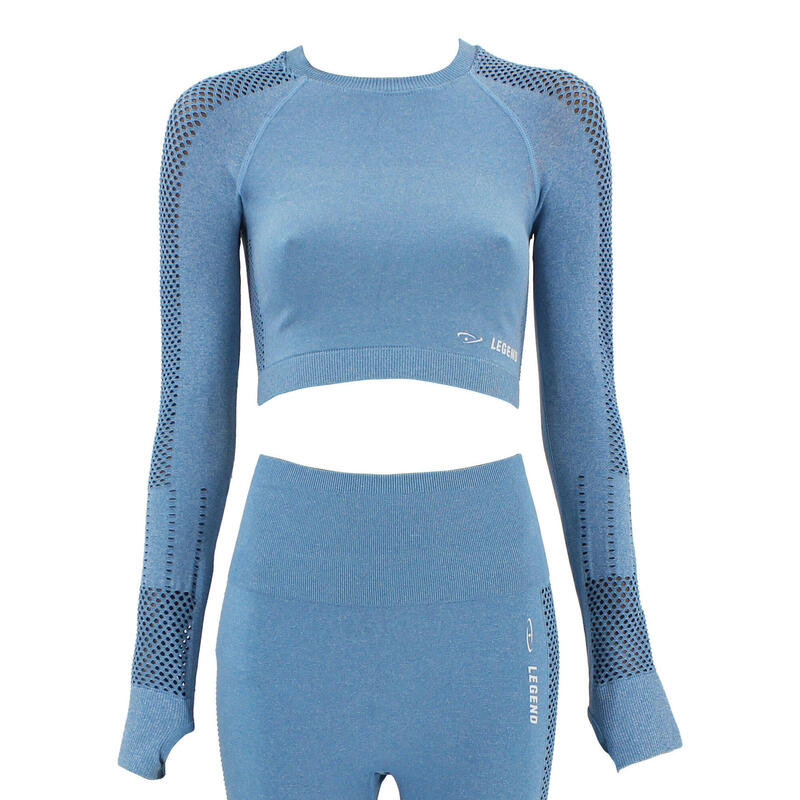 Sport-Top Femme Bleu