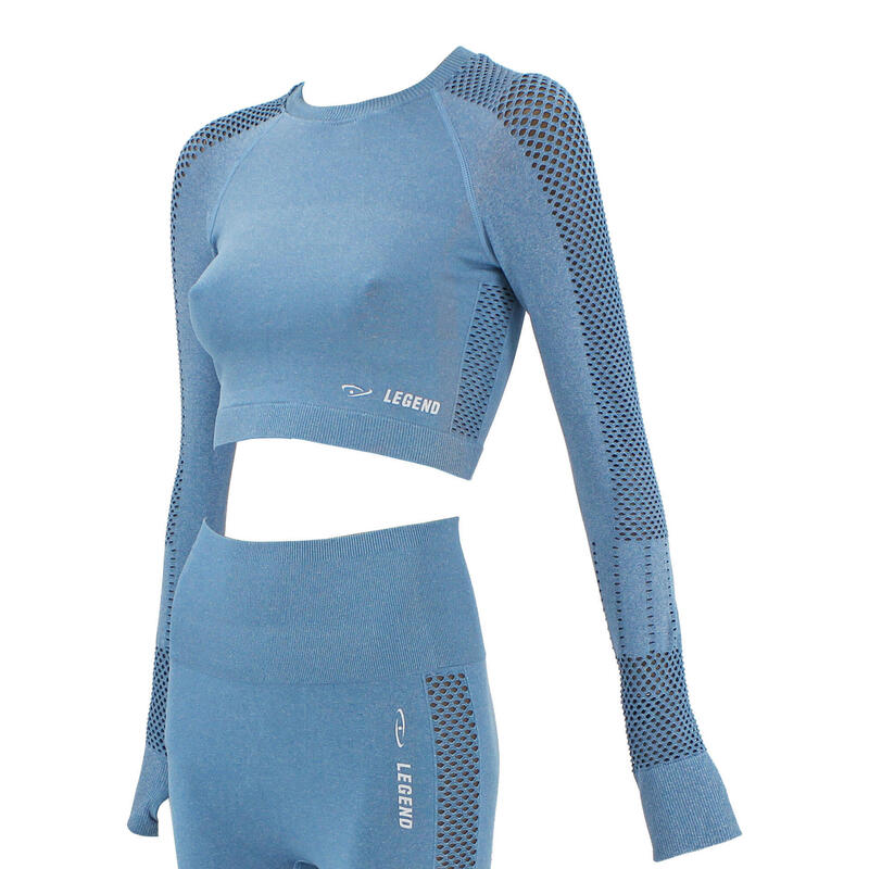 Sport-Top Femme Bleu