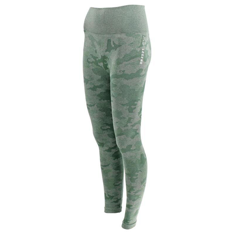 Dames Sportlegging Camo Green