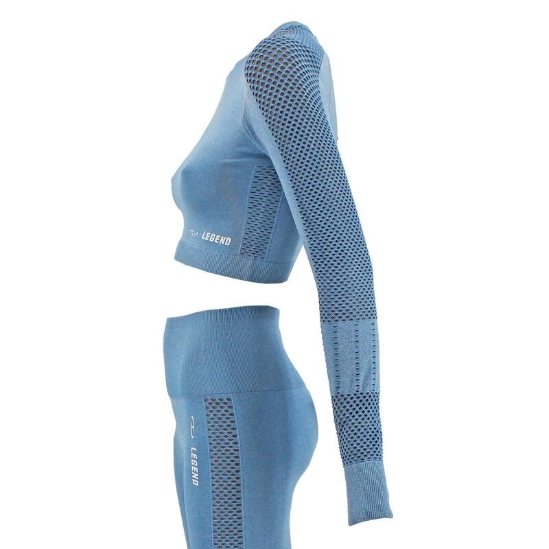 Sport-Top Femme Bleu