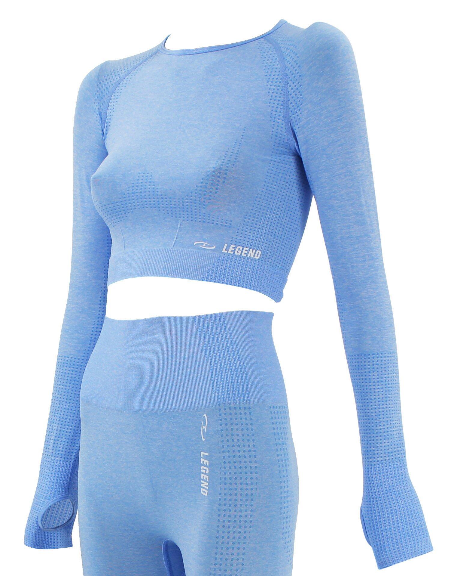 Dames PRO Sport-Top Baby Blue 3/5