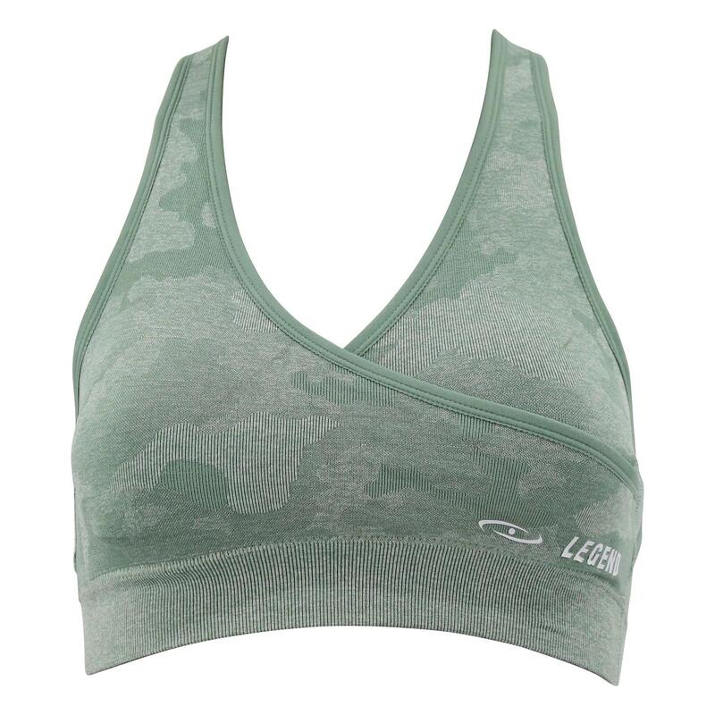 Dames Sport-BH Camo Green