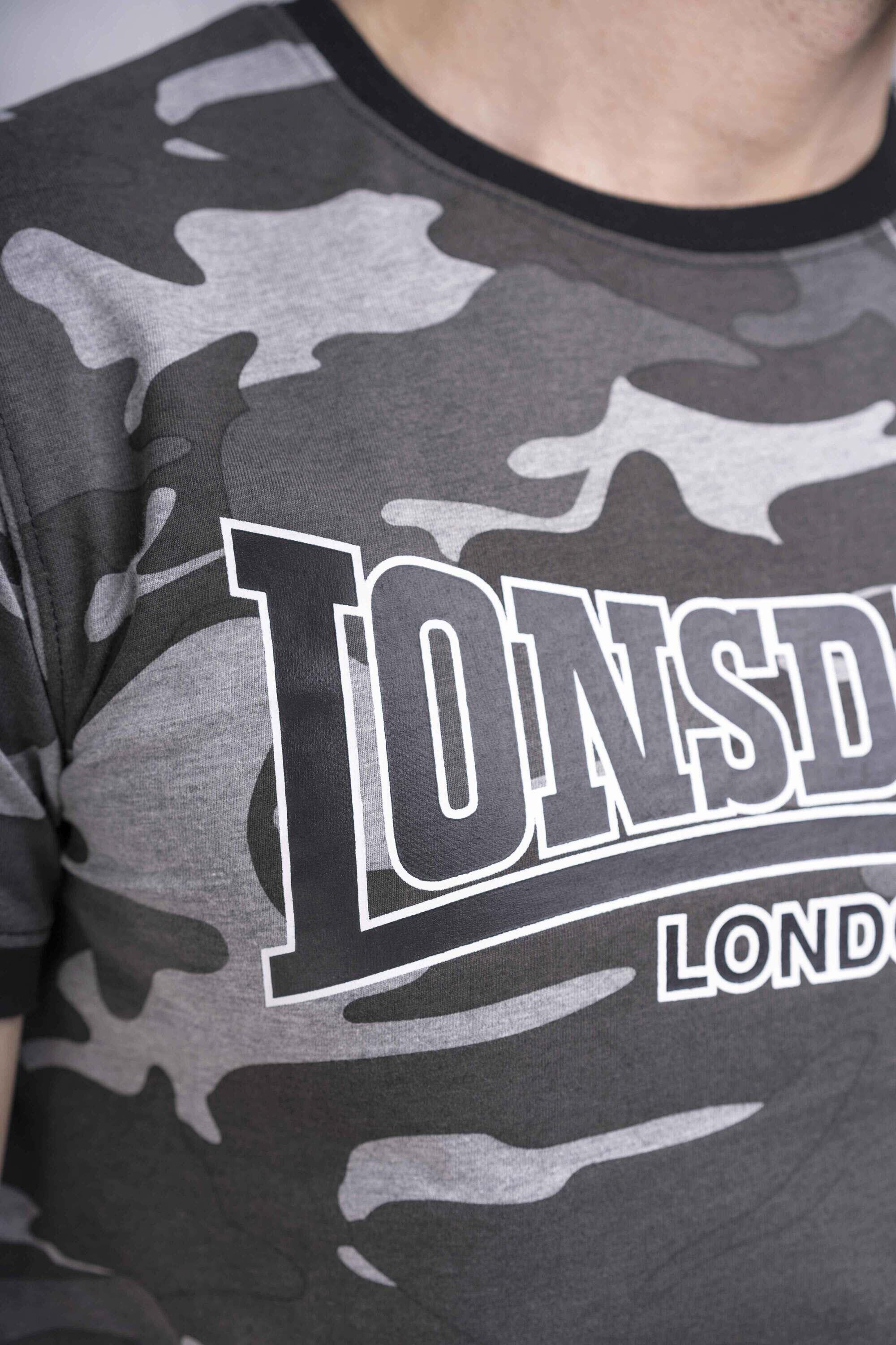LONSDALE Herren T-Shirt schmale Passform COBBETT 5/7