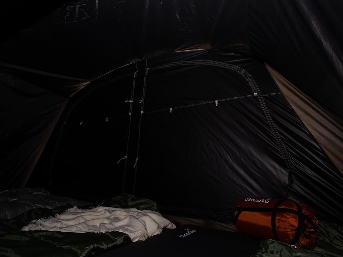 Tente Tunnel Nordland 6 Sleeper Protect - 6 Pers - Cabines sombres - Sol cousu 5/8