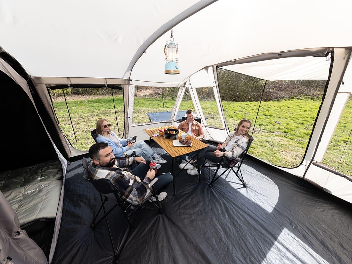 Tente Tunnel Nordland 6 Sleeper Protect - 6 Pers - Cabines sombres - Sol cousu 6/8