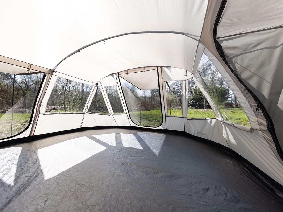 Tente Tunnel Nordland 6 Sleeper Protect - 6 Pers - Cabines sombres - Sol cousu 4/8