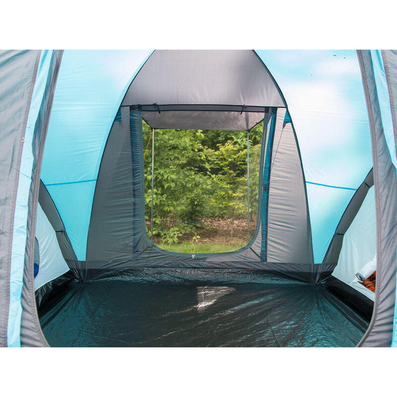 Koepeltent Hammerfest 6 Protect - ingenaaide tentbodem, 6 pers., 2 slaapcabines