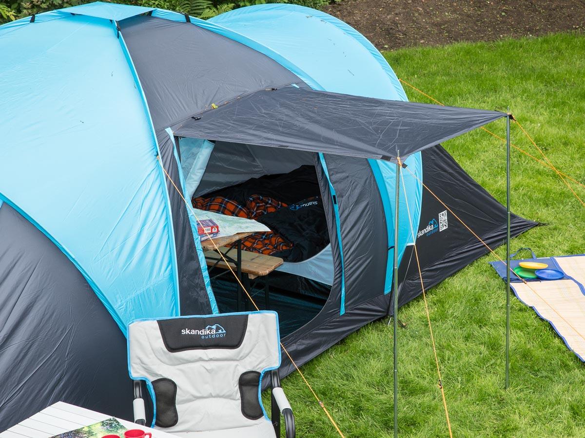 Tente dôme familiale Hammerfest 6 Protect - sol cousu - 6 personnes - 2 cabines 3/7