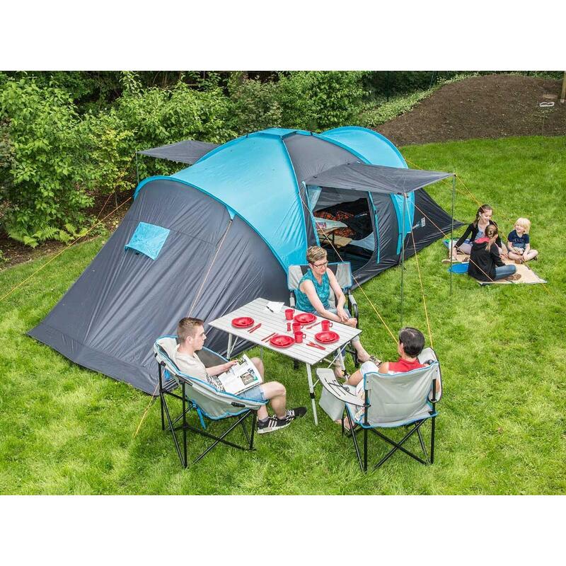 Tenda da campeggio cupola - Hammerfest 6 Protect - 2x cabine - 6 persone