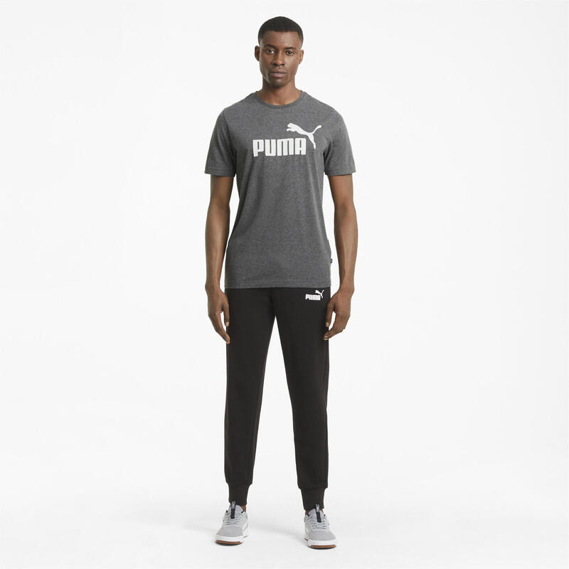 Essentials Heather T-Shirt Erwachsene PUMA Black