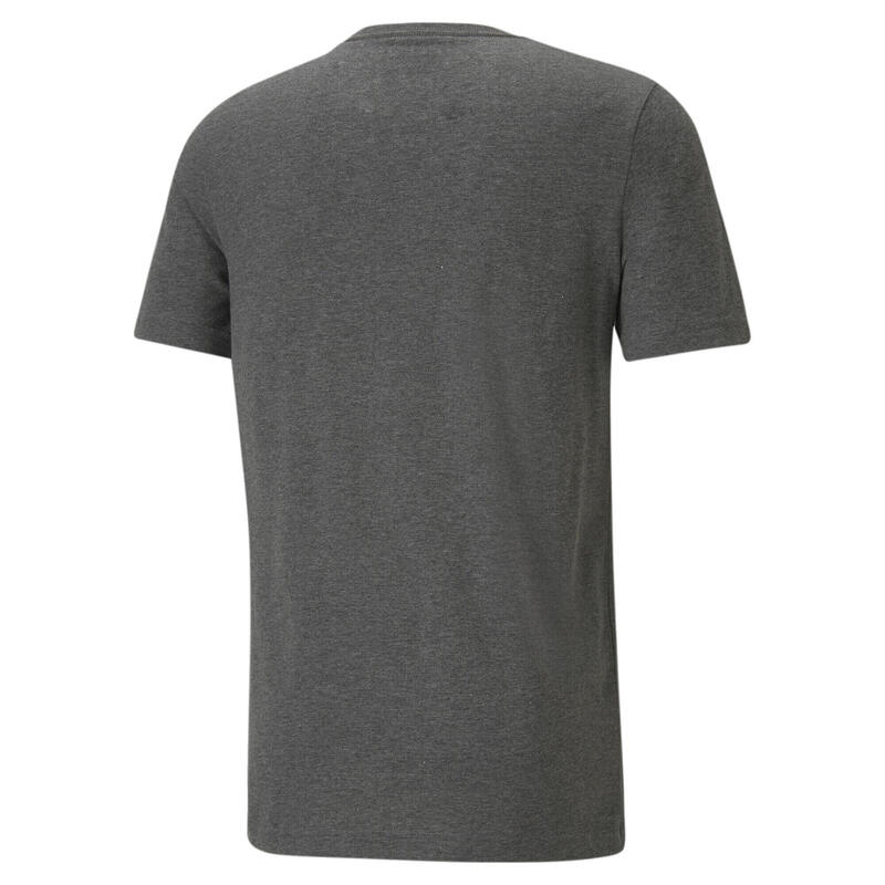 Camiseta Essentials Heather Hombre PUMA Black