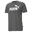 T-shirt PUMA Essentials Heather Preto para homem