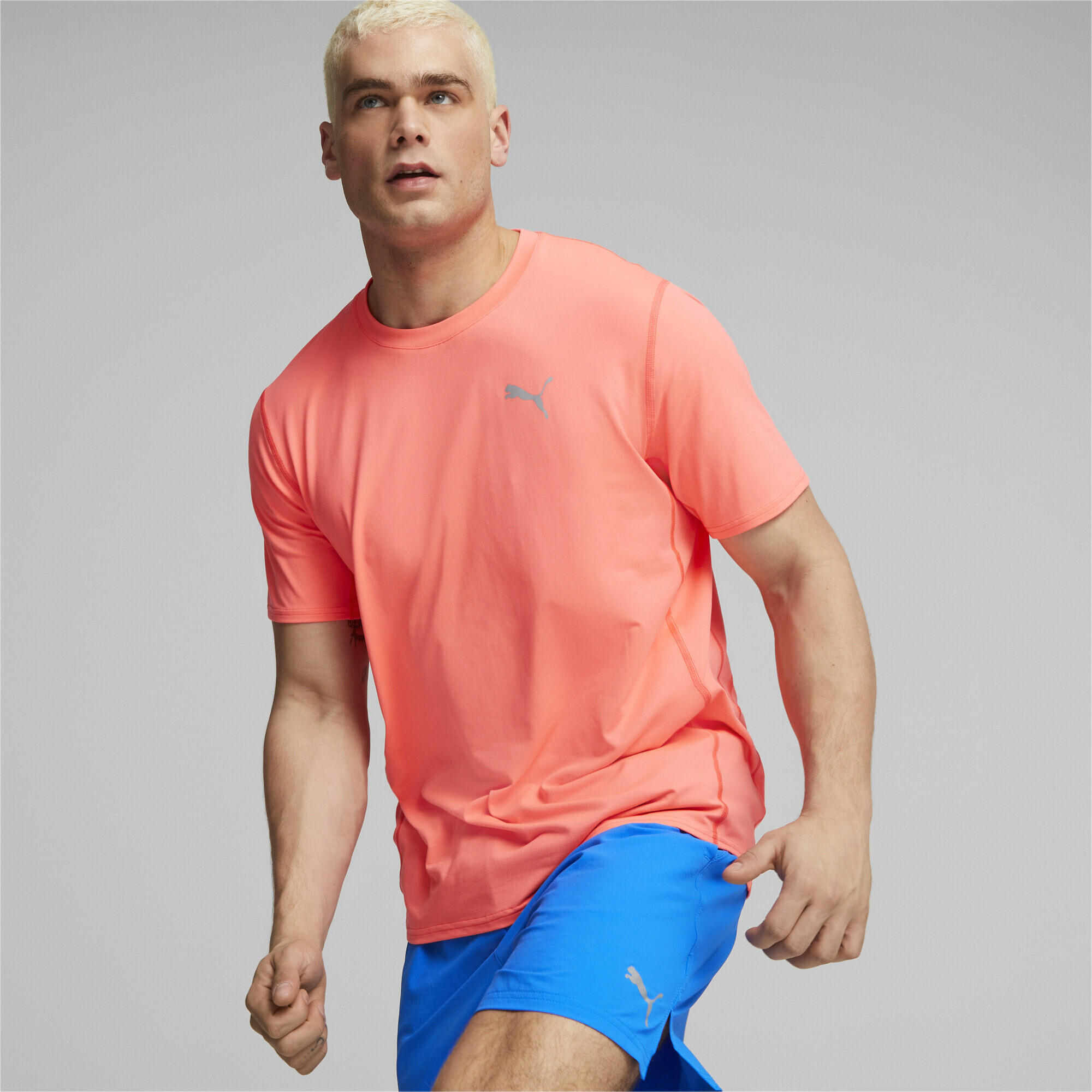 Camiseta de running Cloudspun de manga corta Hombre PUMA Fire Orchid Red 2/7