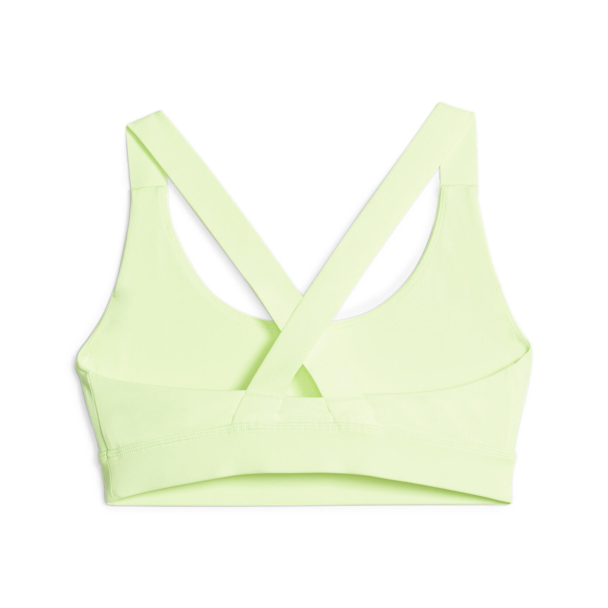 Sujetador de training Mujer Fit Mid Impact PUMA Speed Green Black 5/5