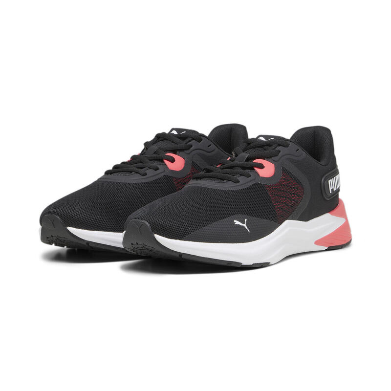 Disperse XT 3 Calçado de treino PUMA Preto Fogo Orquídea Branco Vermelho