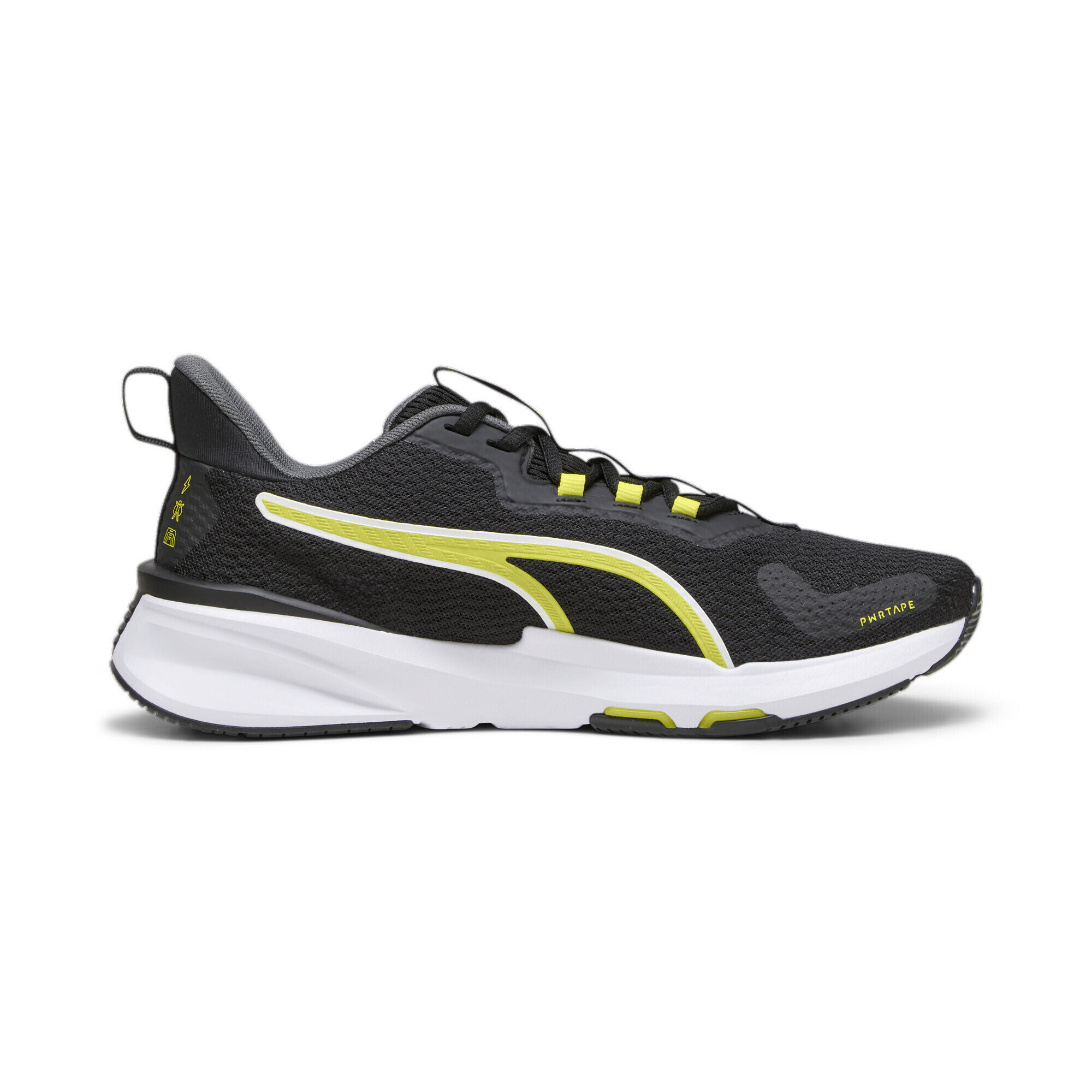 Scarpe da training PWRFrame TR 2 da uomo PUMA Black Yellow Burst White 7/7