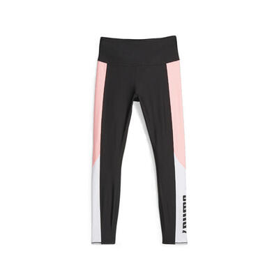 Leggings da training a vita alta PUMA FIT da donna PUMA Black Koral Ice Pink