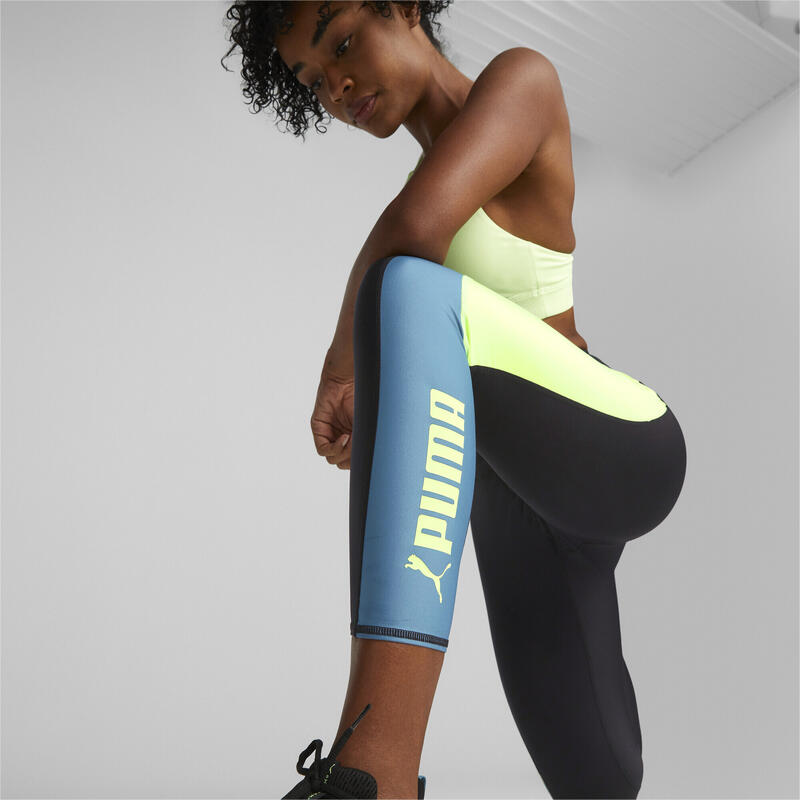 Mallas leggings de training PUMA FIT de talle alto Mujer PUMA Black Speed Green