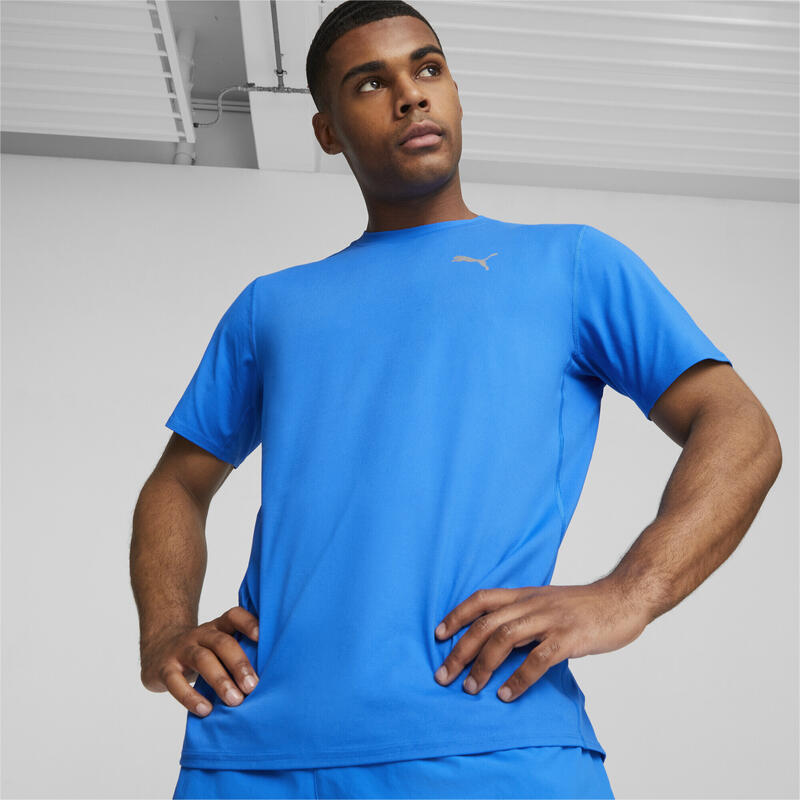 T-shirt da running a maniche corte CLOUDSPUN da uomo PUMA Ultra Blue