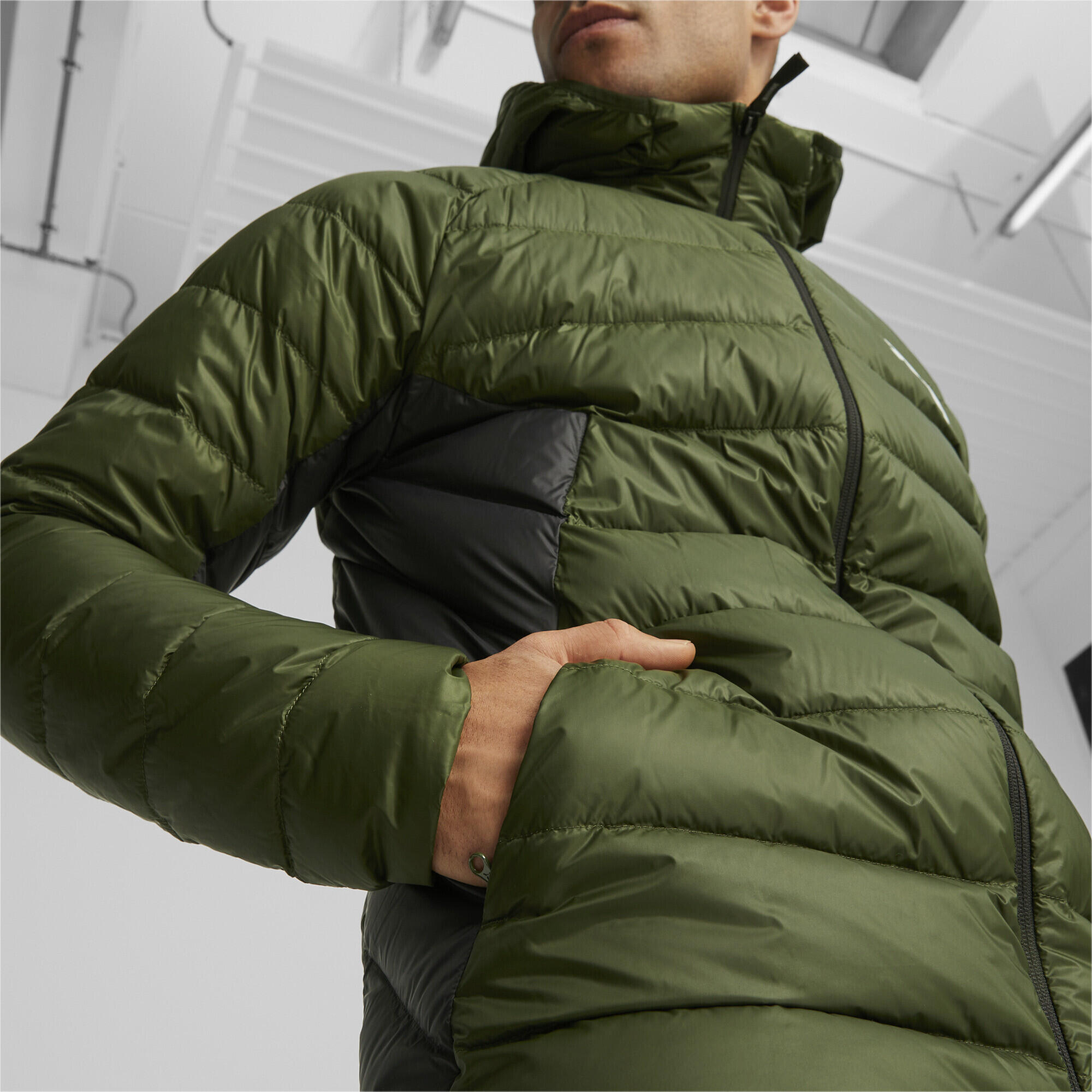 PackLITE donsjack voor heren PUMA Myrtle Green 4/7
