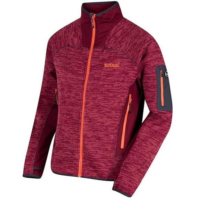 Regatta Herren Fleece Jacke Collumbus bordeaux