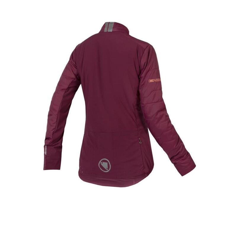 ENDURA Jacke Pro - Damen Aubergine PrimaLoft® SL Endura DECATHLON