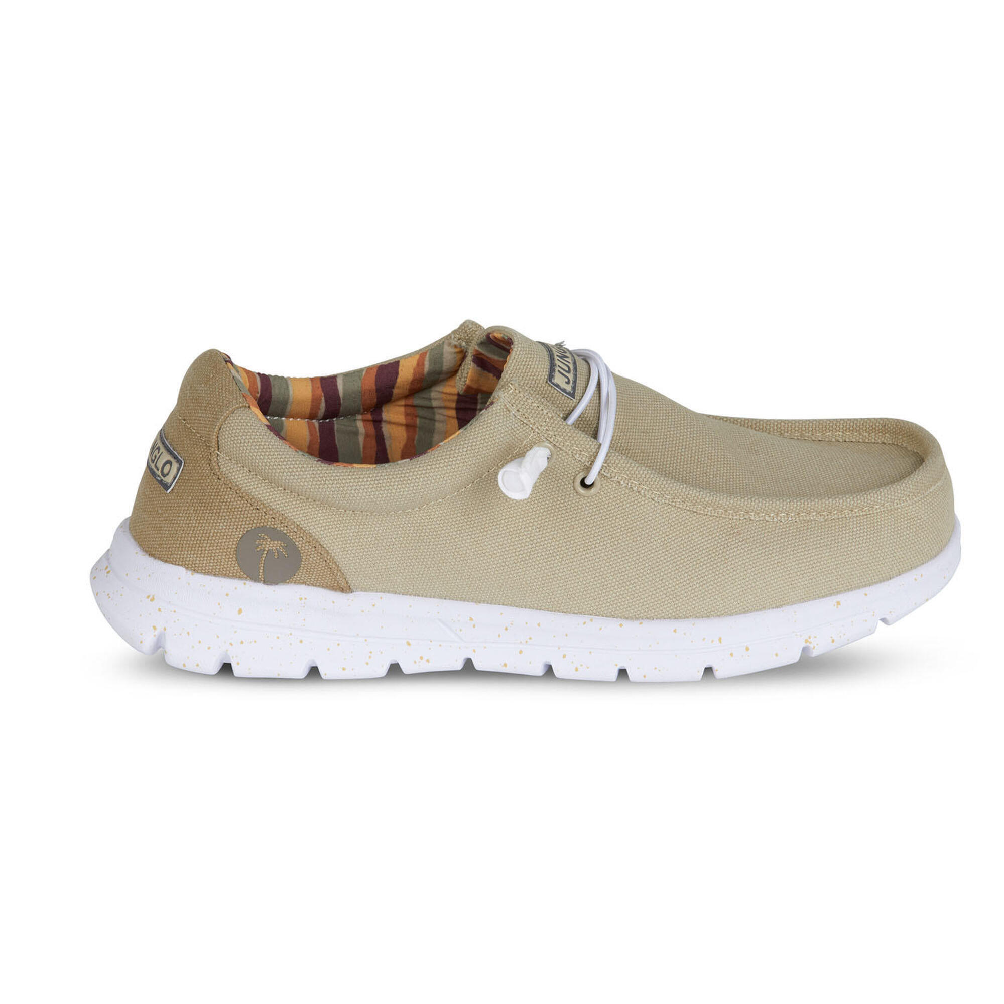 Scarpe leggere per camminare unisex Junglo Two Beige Stripes |  Junglo